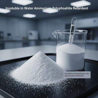 Insoluble In Water Ammonium Polyphosphate Flame Retardant with Decomposition Temperature >260°C and Non-explosive Properties