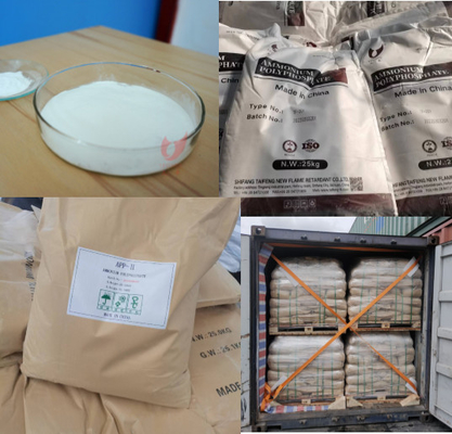 White Non Halogen TF-201 Ammonium Polyphosphate Phase II